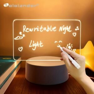 USB-Powered LED Night Light with Message Board