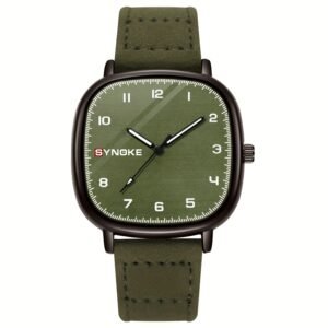 Syncnoke Vintage Olive Green Men's Watch