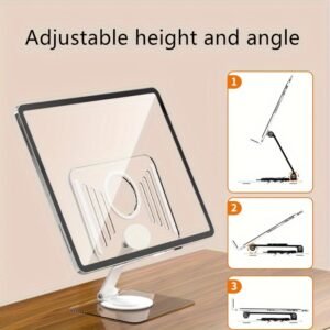 360° Rotating Acrylic Tablet & Laptop Stand