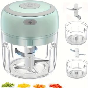 Mini Electric Garlic Chopper & Meat Grinder