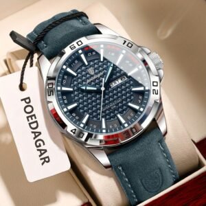 Poedagar Men'S Casual Business Quartz Watch