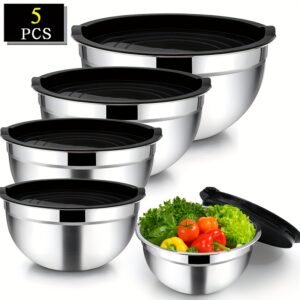 5pcs Stainless Steel Bowl Set