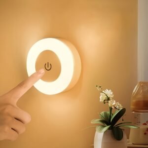Modern LED Touch Night Light, Dimmable Bedside Lamp