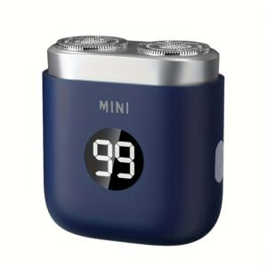 Portable Mini Electric Shaver - Rechargeable, Dual-Head, Compact for Travel