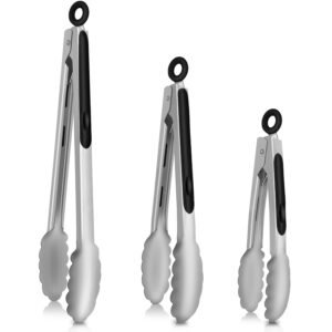 Stainless Steel Kitchen Tongs Set