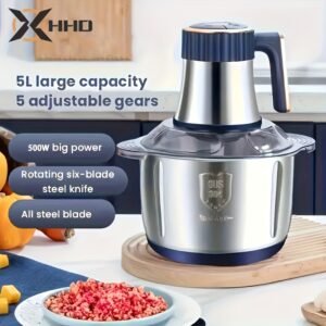 5L Stainless Steel Food Processor